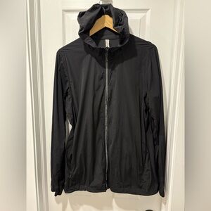 lululemon athletica Black Windbreaker Jacket running men’s m medium light weight